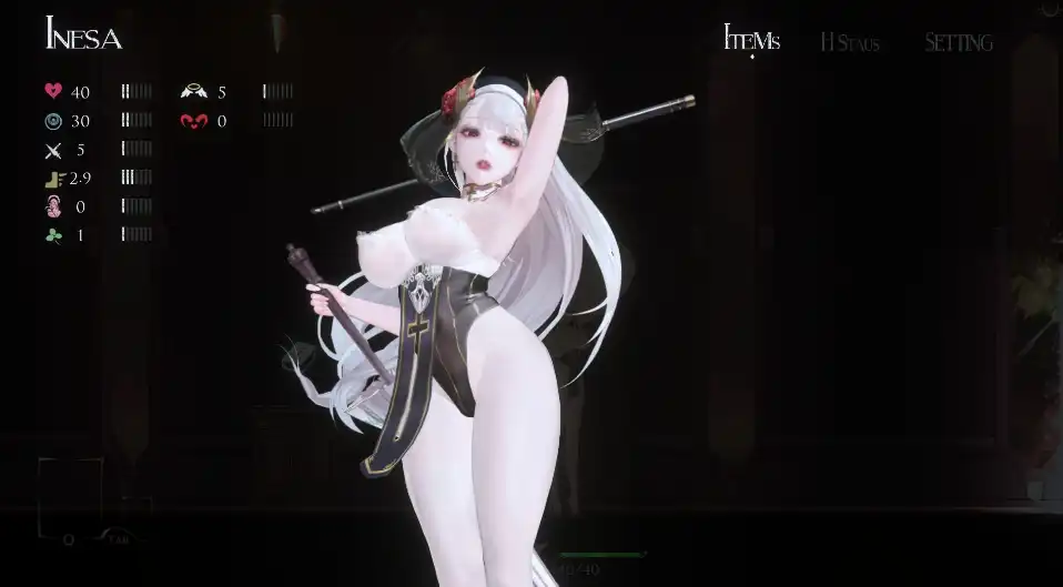 【究极ACT/中文/全动态】神作预定:棘罪修女-伊妮莎 V0.6.2【电脑/白丝高跟/3.7G】 电脑端-第2张