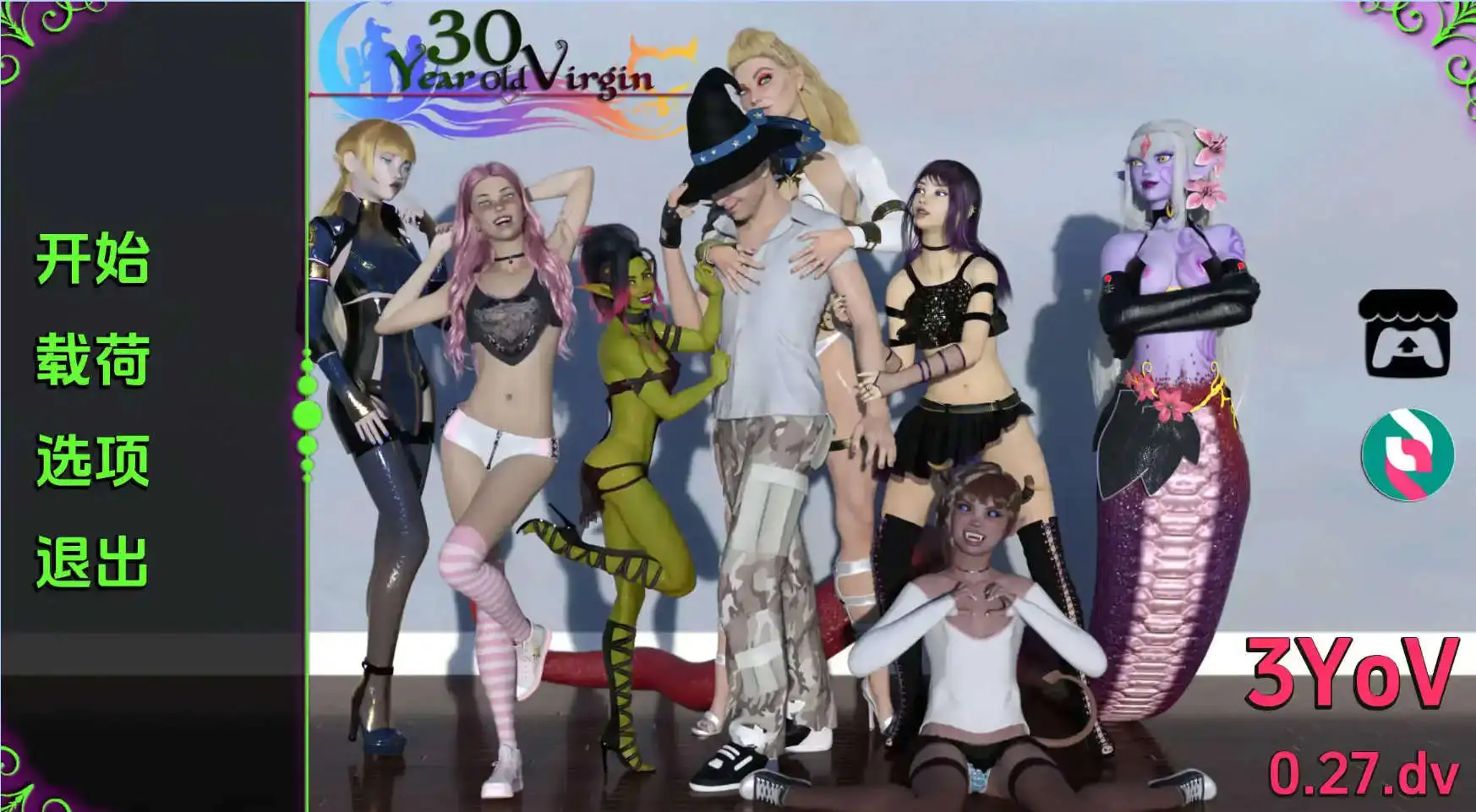 【欧美SLG/汉化/沙盒】30岁的处男v0.36.DV AI版【PC+安卓/5.45G/更新】 安卓端-第1张
