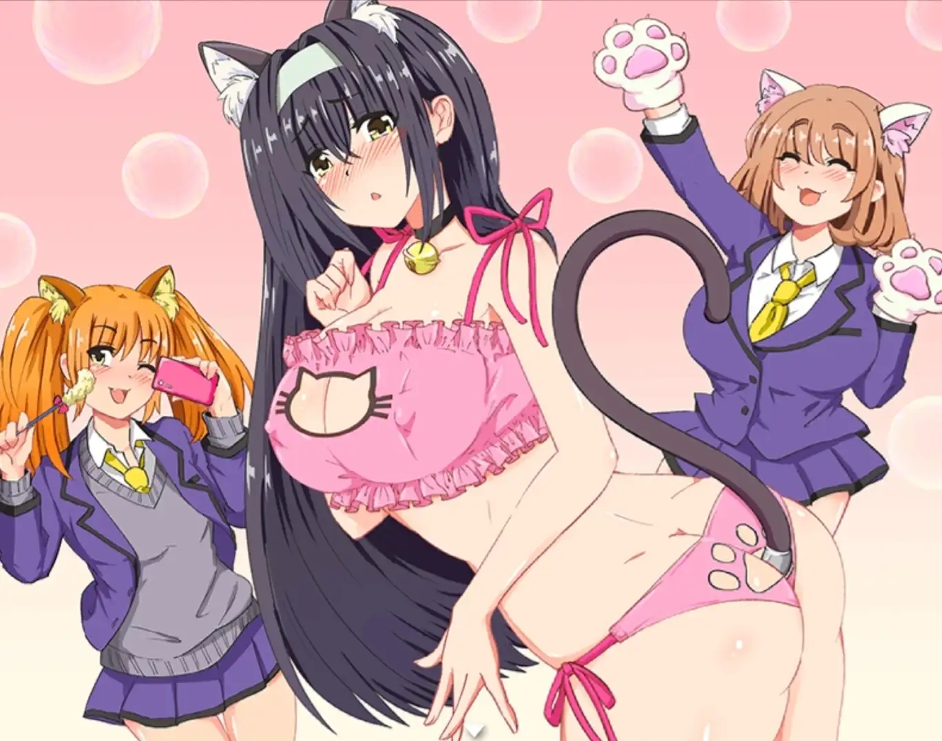 【日系RPG/AI汉化】JK 3人娘的色情活动记录.学校的怪谈其实是猥谈1.0.0【PC+安卓/1.68G】 安卓端-第1张
