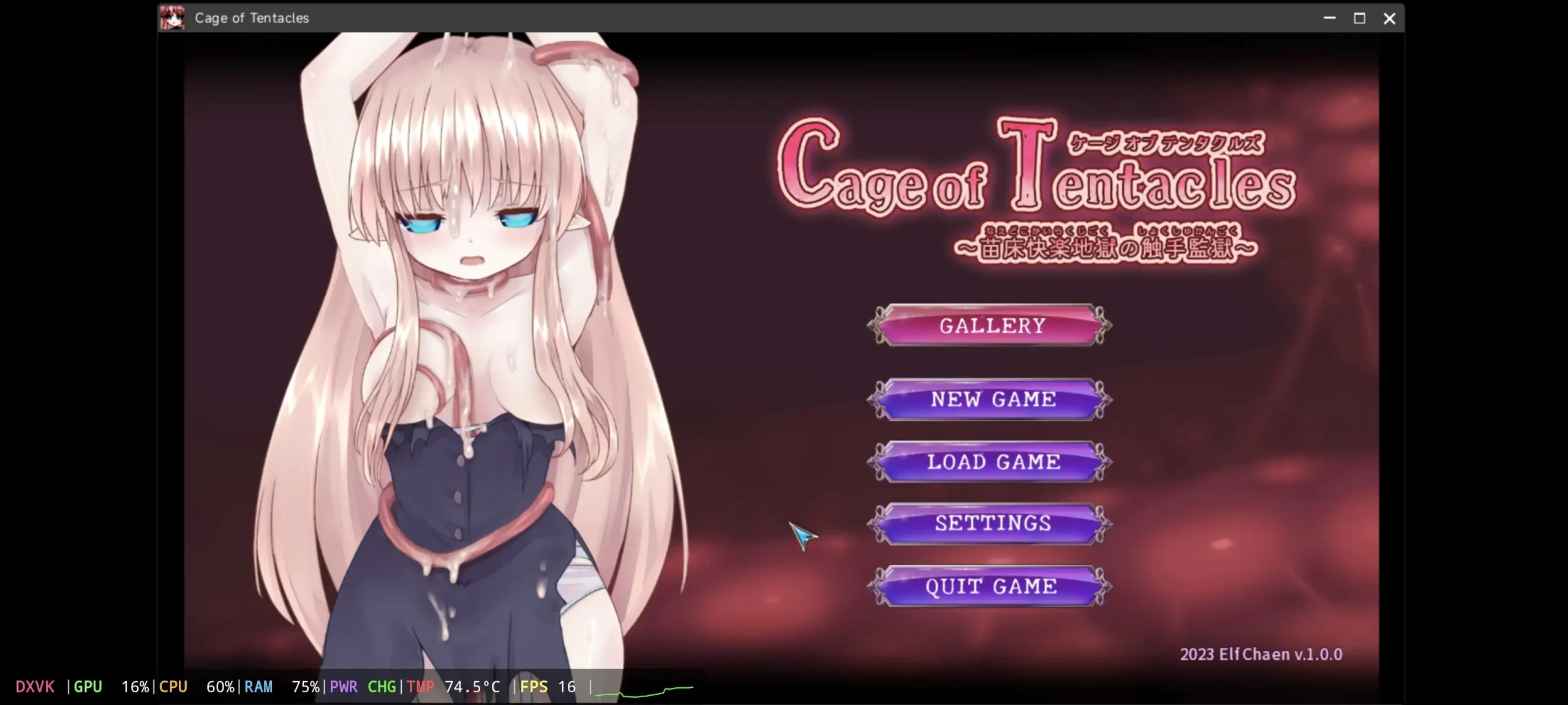 【SLG/AI汉化】苗床快乐地狱触手之笼 v1.0.0【PC/319M】 电脑端-第1张