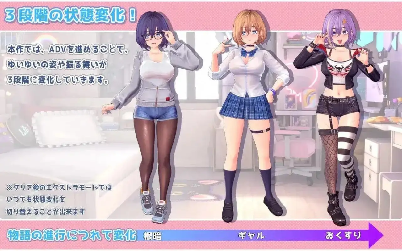 【SLG/AI汉化】YuiYui的怦怦心跳自慰直播日记1.1.2【PC/1.83G】 电脑端-第1张